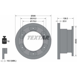 Bremsscheibe 93127300 Bremsscheibe 93127300