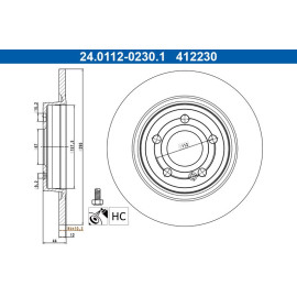 Bremsscheibe 24.0112-0230.1