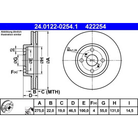 Bremsscheibe 24.0122-0254.1