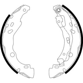 Bremsbackensatz 8DB 355 002-641 Bremsbackensatz 8DB 355 002-641