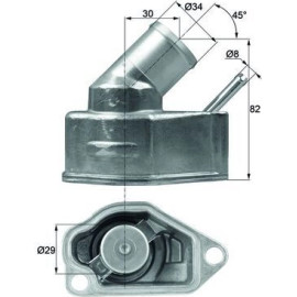 Thermostat, Kühlmittel TI 10 92 Thermostat, Kühlmittel TI 10 92