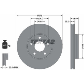 Bremsscheibe 92237703 Bremsscheibe 92237703