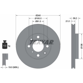 Bremsscheibe 92110300 Bremsscheibe 92110300