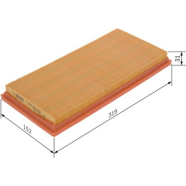 BOSCH F 026 400 053 Luftfilter BOSCH F 026 400 053 Luftfilter