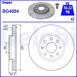 Bremsscheibe BG4004 Bremsscheibe BG4004
