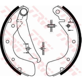Bremsbackensatz GS8543 Bremsbackensatz GS8543