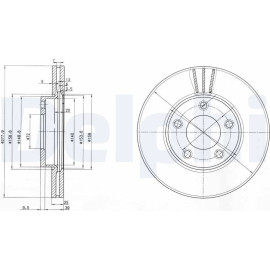 Bremsscheibe BG3927 Bremsscheibe BG3927