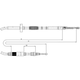 Seilzug, Feststellbremse 44006000