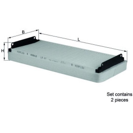 Filter, Innenraumluft LA 47/S Filter, Innenraumluft LA 47/S