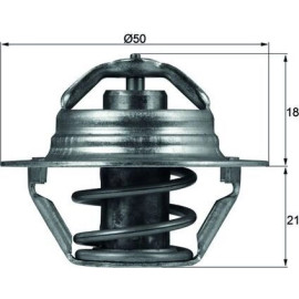 Thermostat, Kühlmittel TX 100 89D