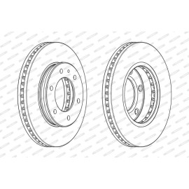 Bremsscheibe DDF2462C-1