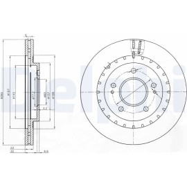 Bremsscheibe BG3814