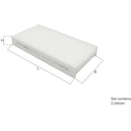 Filter, Innenraumluft LA 1156/S