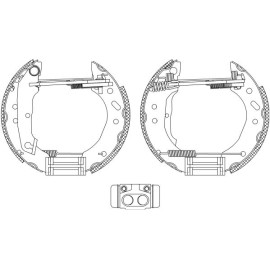 Bremsbackensatz 8DB 355 005-011