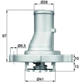 Thermostat, Kühlmittel TI 68 87D Thermostat, Kühlmittel TI 68 87D
