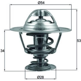 Thermostat, Kühlmittel TX 203 88D Thermostat, Kühlmittel TX 203 88D