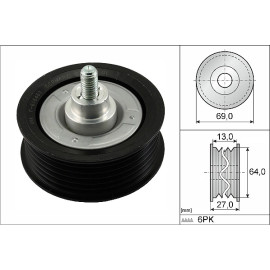 Umlenk-/Führungsrolle, Keilrippenriemen 532 0477 10 Umlenk-/Führungsrolle, Keilrippenriemen 532 0477 10