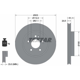Bremsscheibe 92089905 Bremsscheibe 92089905