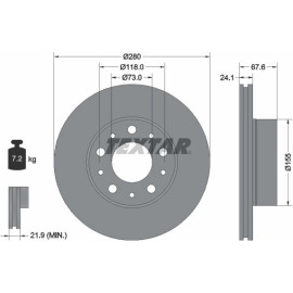 Bremsscheibe 92275105