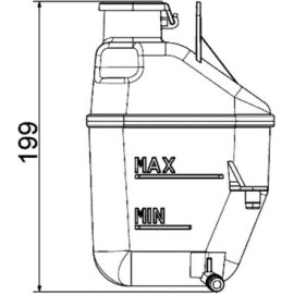 Ausgleichsbehälter, Kühlmittel CRT 88 001S