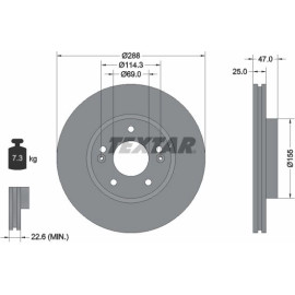 Bremsscheibe 92290503 Bremsscheibe 92290503