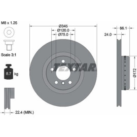 Bremsscheibe 92265125 Bremsscheibe 92265125
