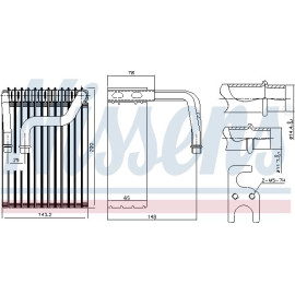 Verdampfer, Klimaanlage 92237 Verdampfer, Klimaanlage 92237
