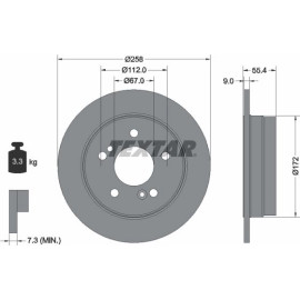 Bremsscheibe 92059503 Bremsscheibe 92059503