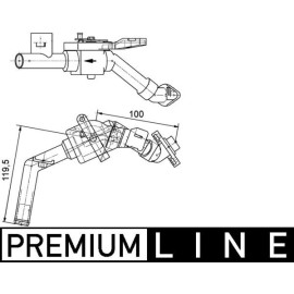 Kühlmittelregelventil CV 8 000P