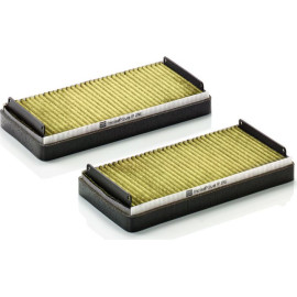 MANN-FILTER FP 2745-2 Innenraumfilter FreciousPlus Aktivkohlefilter mit Polyphenol, antibakteriell, Feinstaubfilter (PM 2.5) MANN-FILTER FP 2745-2 Innenraumfilter FreciousPlus Aktivkohlefilter mit Polyphenol, antibakteriell, Feinstaubfilter (PM 2.5)
