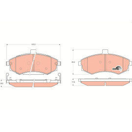 Bremsbelagsatz, Scheibenbremse GDB3378 Bremsbelagsatz, Scheibenbremse GDB3378