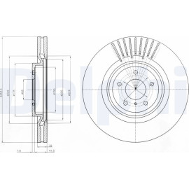 Bremsscheibe BG9073C Bremsscheibe BG9073C