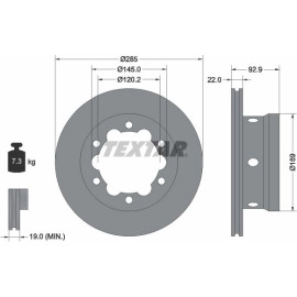 Bremsscheibe 92089803 Bremsscheibe 92089803