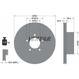 Bremsscheibe 92042203