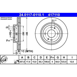 Bremsscheibe 24.0117-0110.1