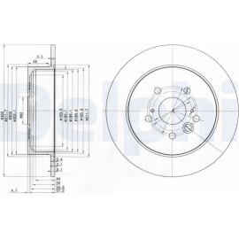 Bremsscheibe BG3691 Bremsscheibe BG3691