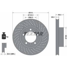 Bremsscheibe 92280005