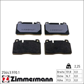 Bremsbelagsatz, Scheibenbremse 25643.970.1