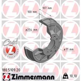 Bremstrommel 180.5109.20 Bremstrommel 180.5109.20