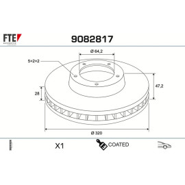 Bremsscheibe 9082817