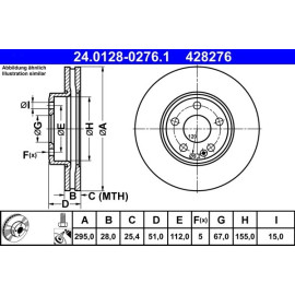 Bremsscheibe 24.0128-0276.1