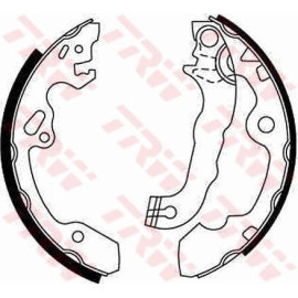 Bremsbackensatz GS8636 Bremsbackensatz GS8636