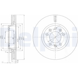 Bremsscheibe BG4084