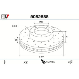 Bremsscheibe 9082888