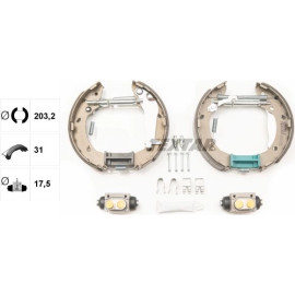 Bremsbackensatz 84063300 Bremsbackensatz 84063300