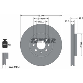 Bremsscheibe 92124603 Bremsscheibe 92124603