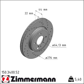 Bremsscheibe 150.3400.52