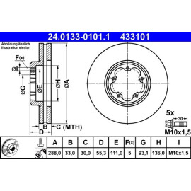 Bremsscheibe 24.0133-0101.1