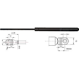 Gasfeder, Koffer-/Laderaum 2110283 Gasfeder, Koffer-/Laderaum 2110283