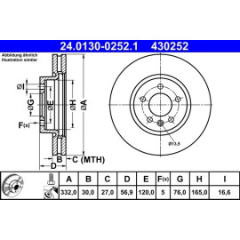 Bremsscheibe 24.0130-0252.1